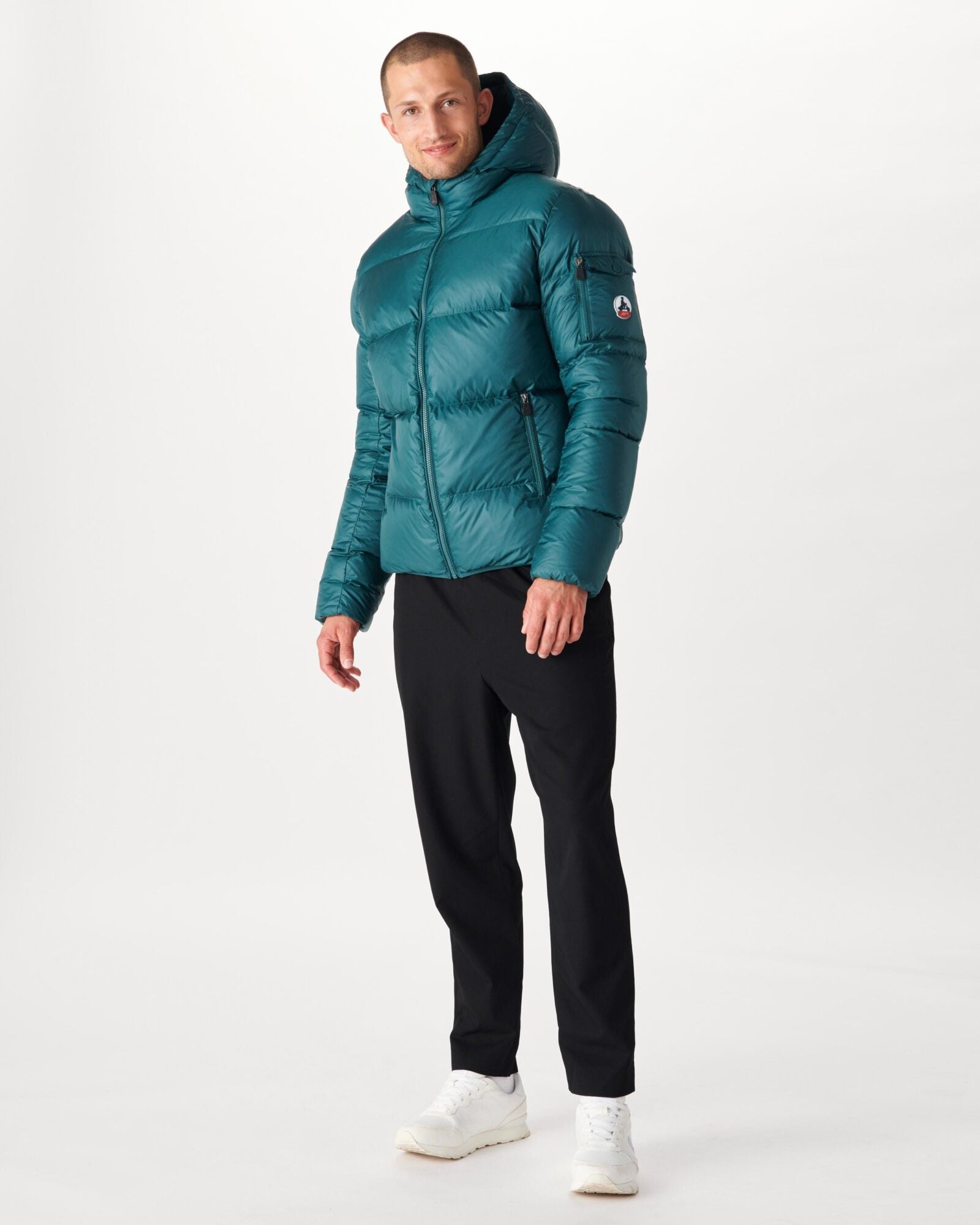 Doudoune à capuche Grand Froid Vert foncé Java