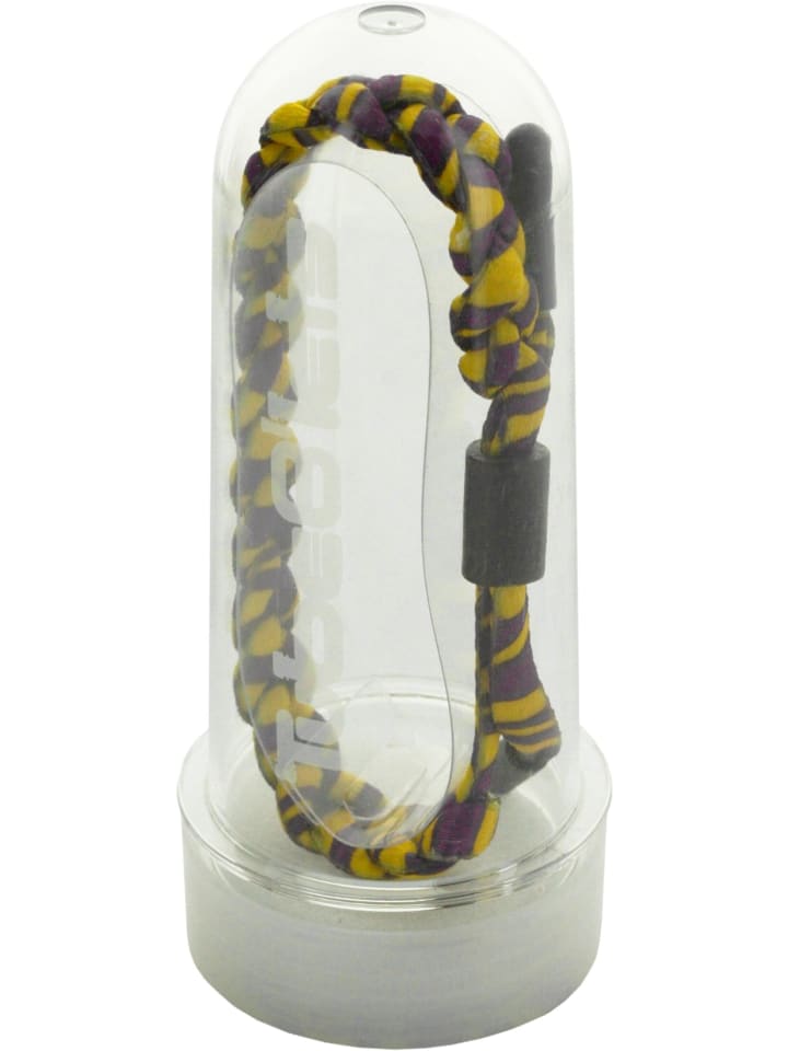 TubeLaces TubeLaces Schnürsenkel in Zebra purple/yellow günstig kaufen onesize