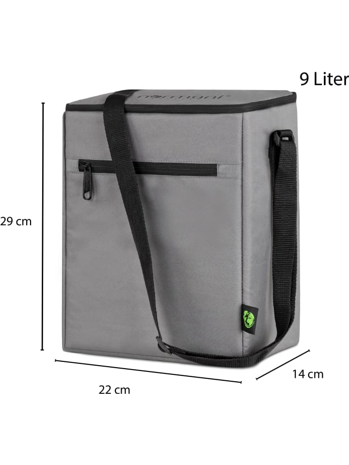 normani Praktische Kühltasche 9 Liter Pokka in Grau günstig kaufen onesize