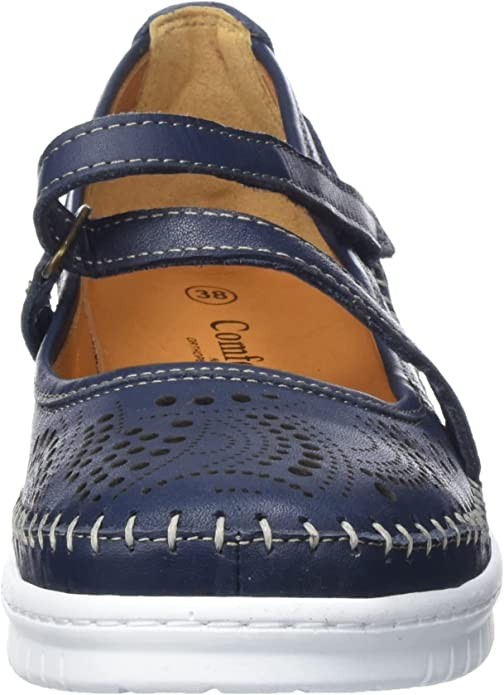 COMFORTABEL Sportliche Slipper blau