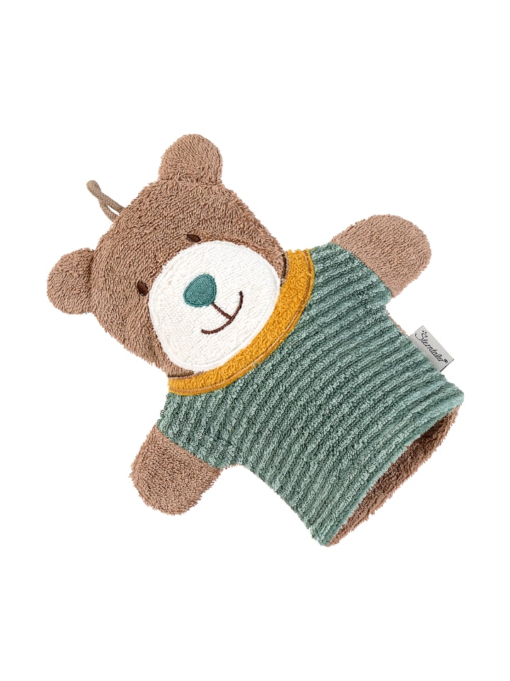 Sterntaler Waschhandschuh BÄR Ben in mittelgrün günstig kaufen onesize