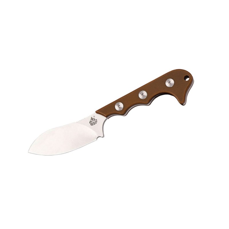 QSP Neckmuk QS125-B Brown \/ neck knife