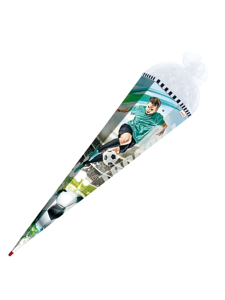 ROTH Schultüte groß Fußballstar 85 cm, Sound Netzverschluss in Bunt günstig kaufen onesize