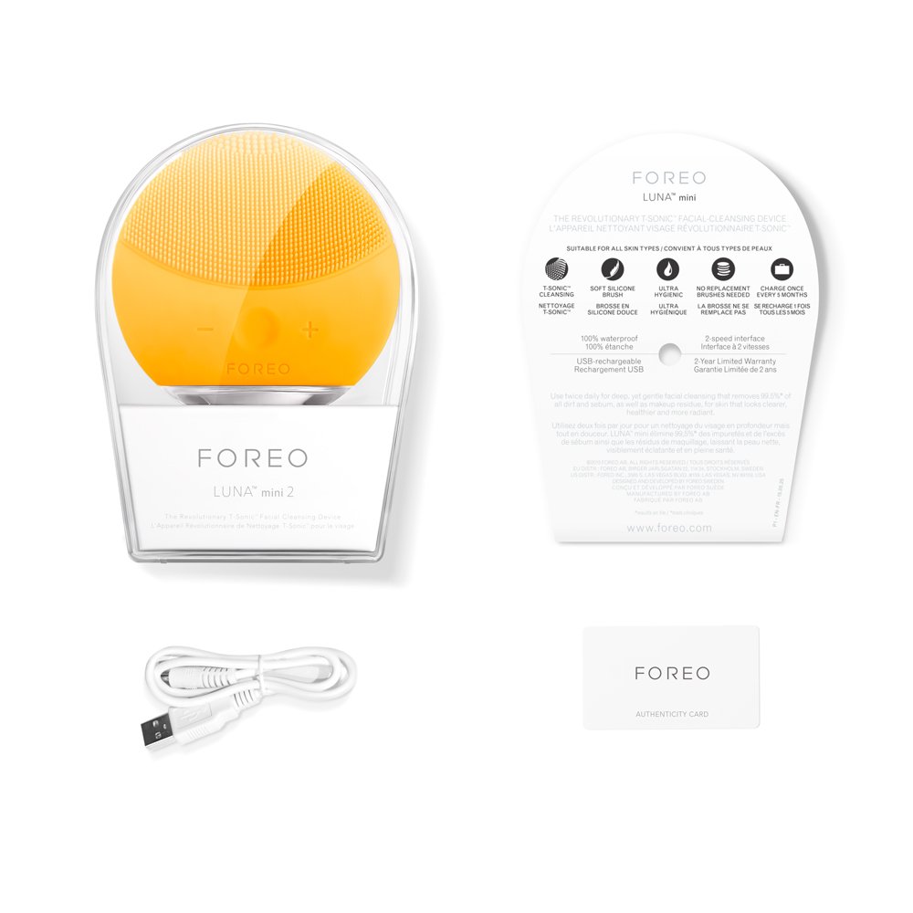 Foreo LUNA mini 2 Sunflower Yellow Gesichtsreinigungsbürste