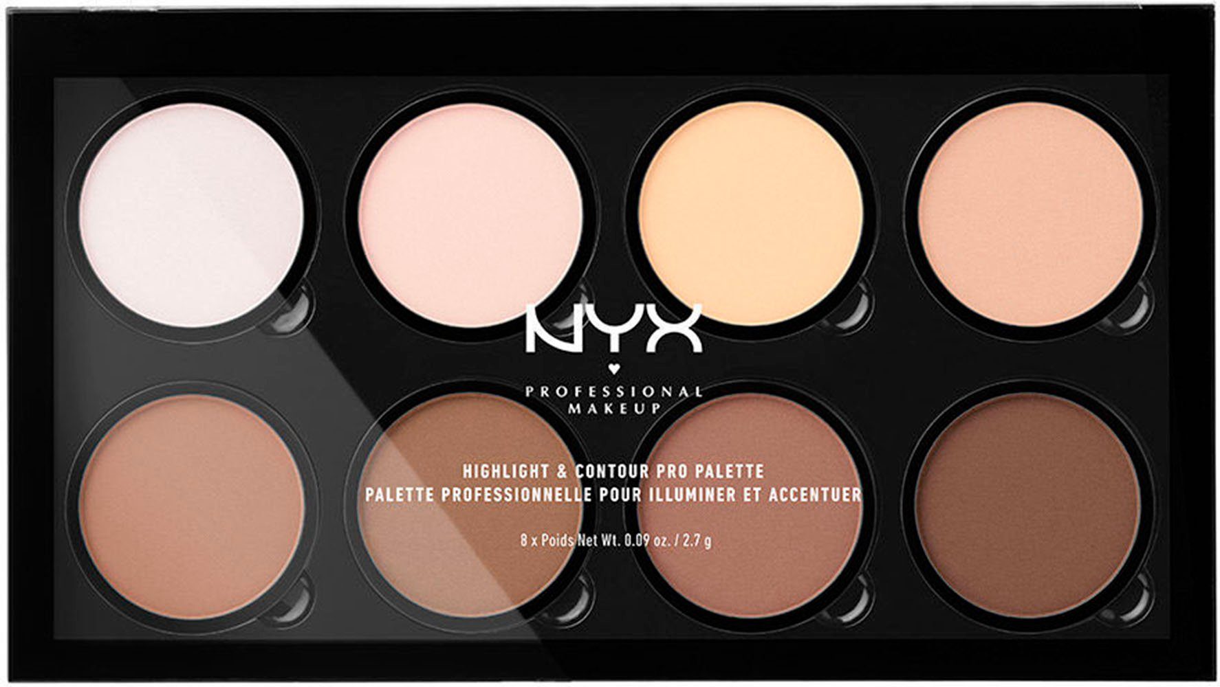 NYX Highlighter NYX Professional Makeup Highlight & Contour Pro Palette