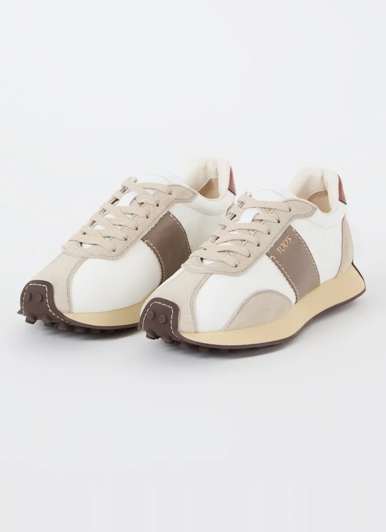 Teniși Tod's Sportivo Active cu detalii din piele întoarsă