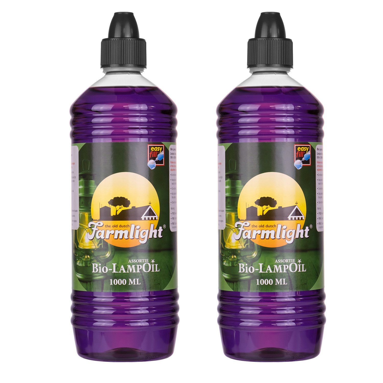 Moritz Lampenöl 2 Liter Bio Lampenöl lila, 1,4 kg, für Bambusfackeln, Gartenfackeln, Öllampen Outdoor Zubehör