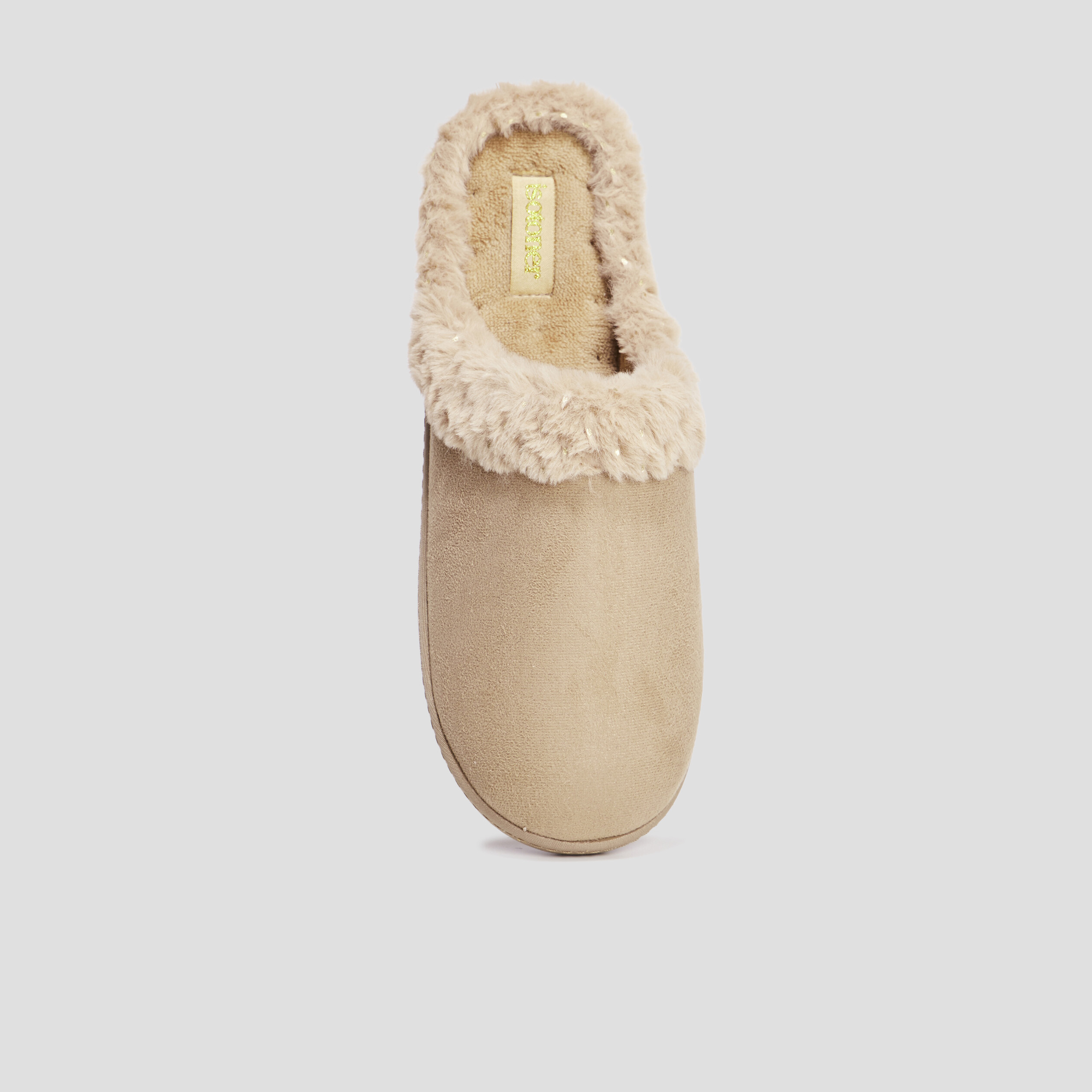 Chaussons mules Isotoner camel femme | La Halle