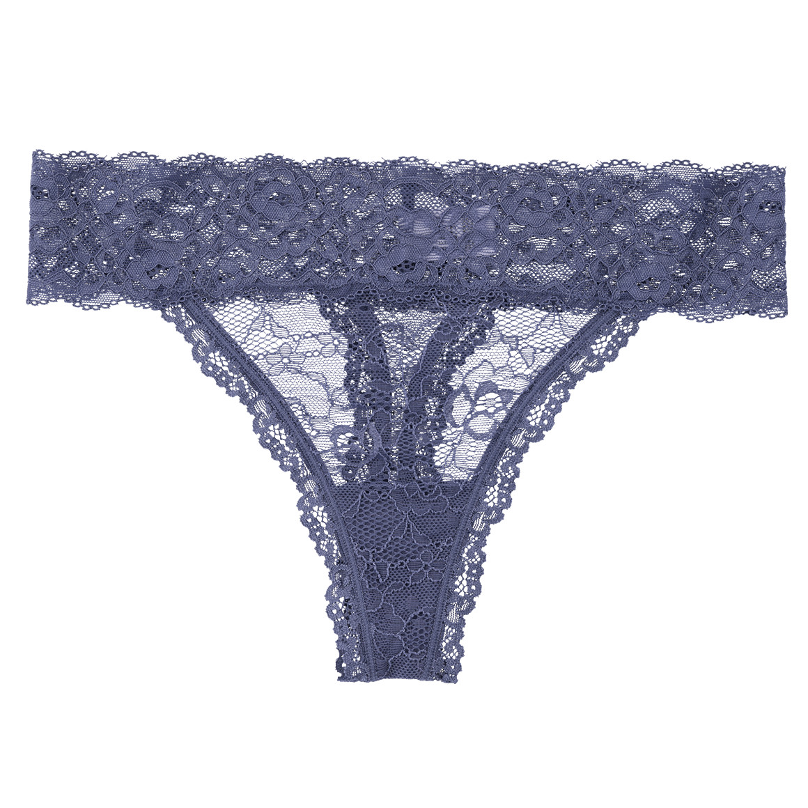 3 Damen Strings mit Spitze
