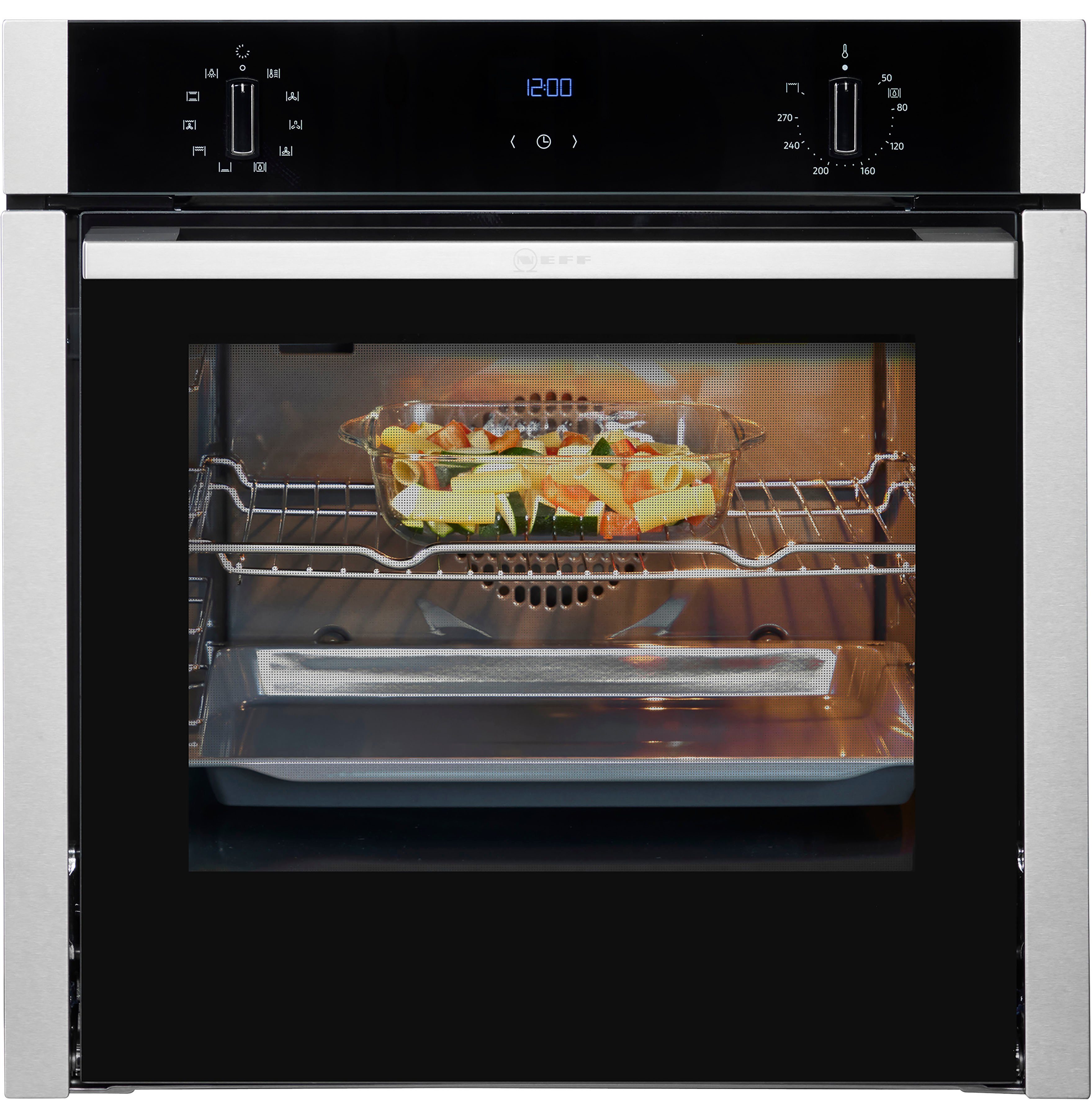 NEFF Einbaubackofen N 50 B6ACH7AN0, mit Hide®, Pyrolyse, EasyClean, CircoTherm®-Heißluft