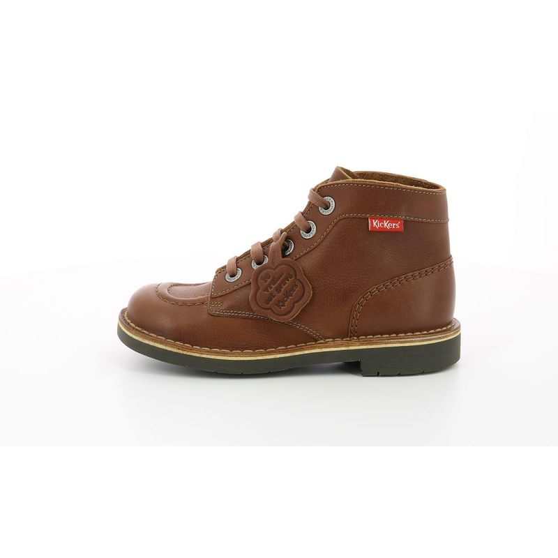 Bottillons cuir Kick Col