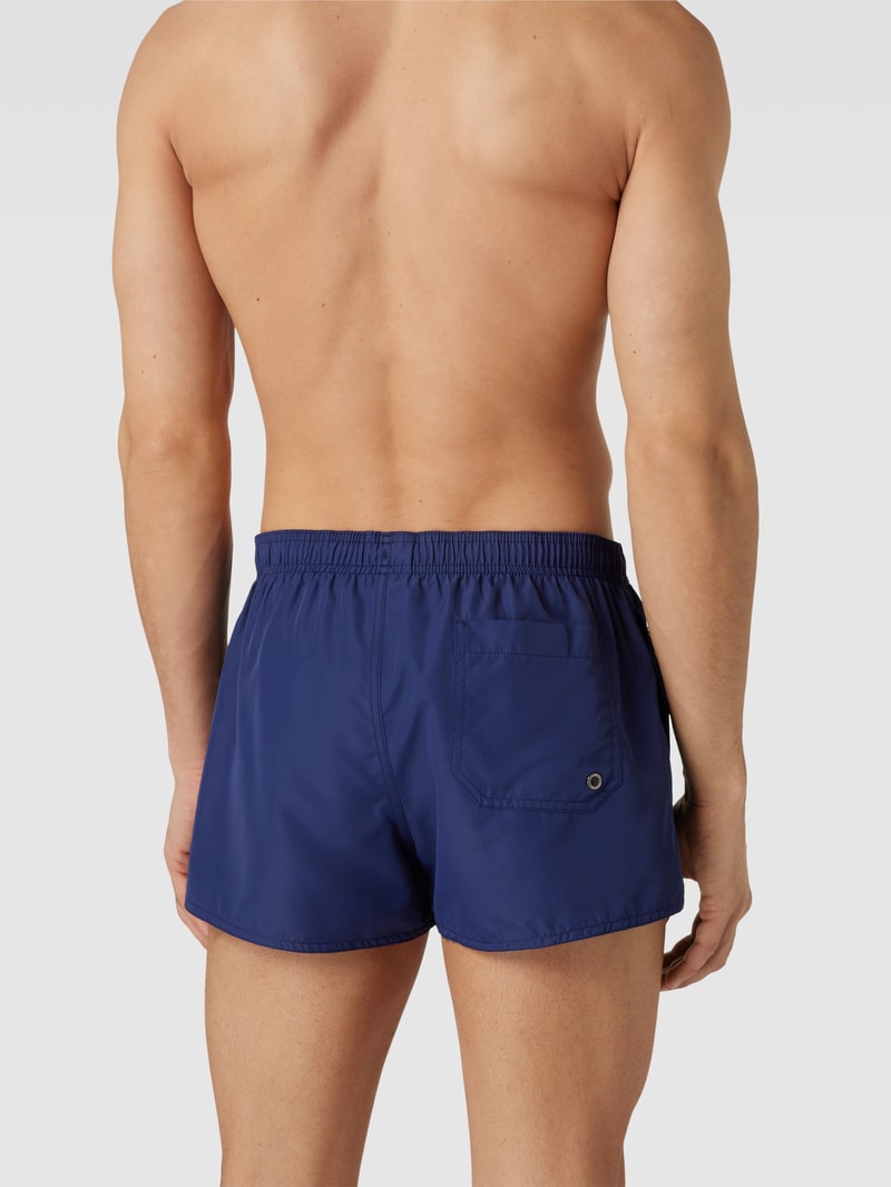 Badehose mit Galonstreifen in dunkelblau
