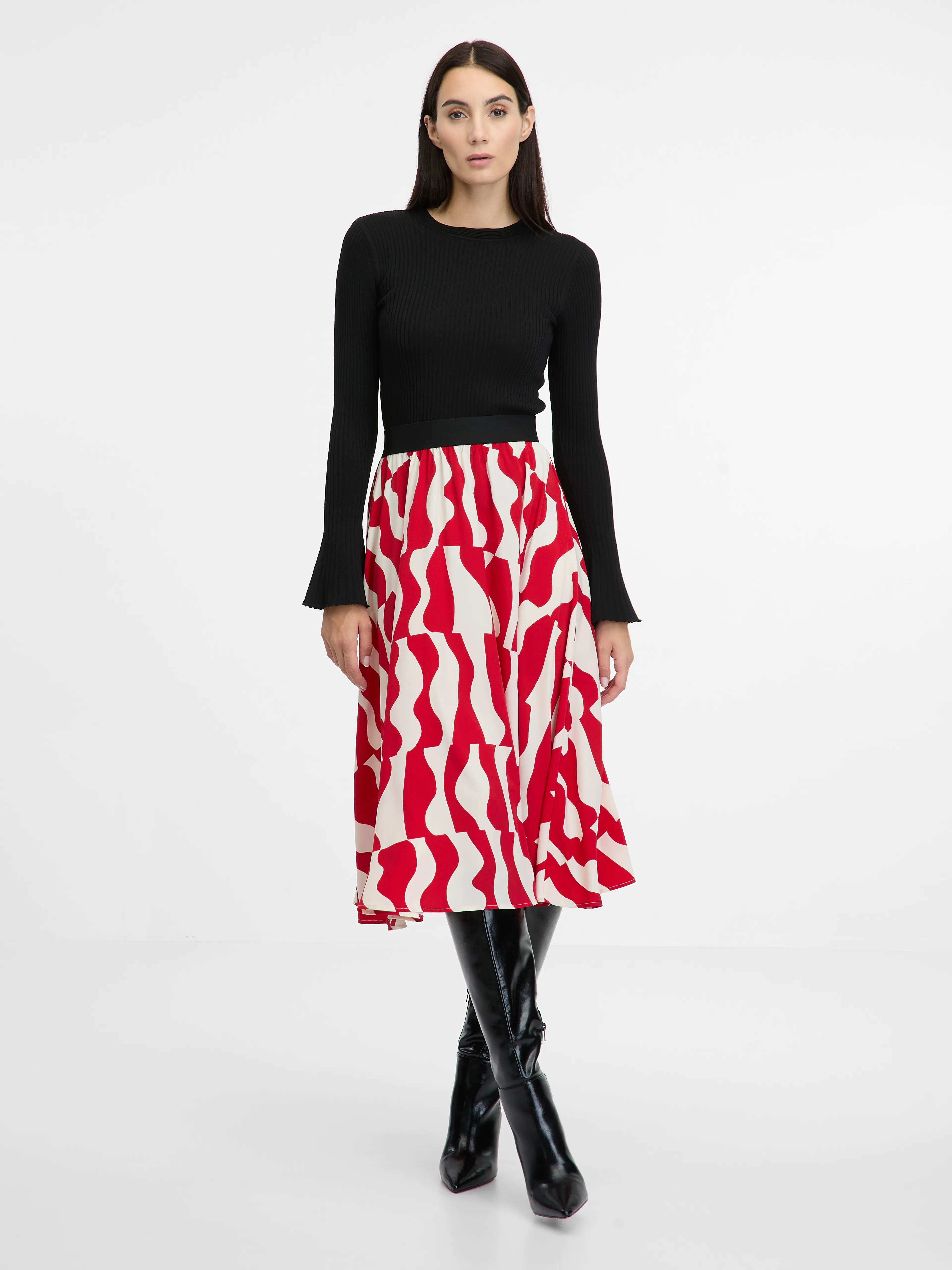 Roter Damenrock ORSAY