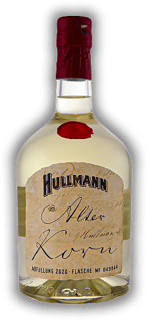 Hullmann's alter Hullmann Korn Hullmann's alter Hullmann Korn Ein Feinbrand von hoher Reinheit. 0,7	 Liter - Vol 35%