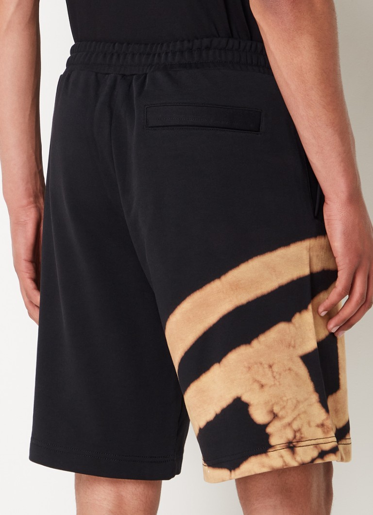 Pantaloni scurți de trening Diesel P-crow cu croială lejeră și logo imprimat
