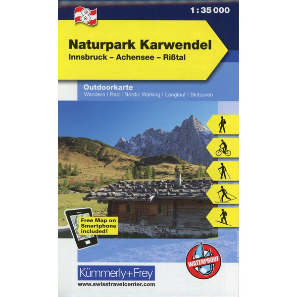 KuF Österreich Outdoorkarte 08 Alpenpark - Karwendel 1 : 35 000 - Wanderkarte