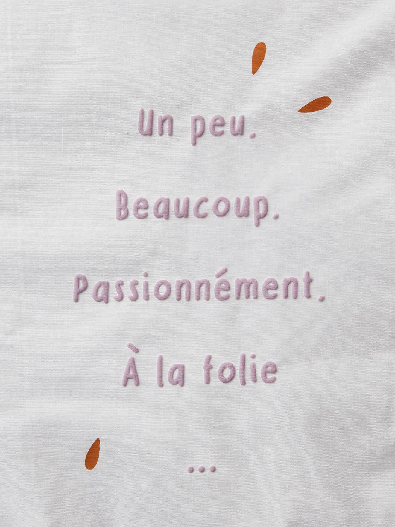 Vertbaudet Baby Steppdecke PROVENCE - violett/mehrfarbig