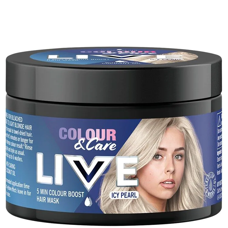 Schwarzkopf Live Iced Pearl plaukų kaukė