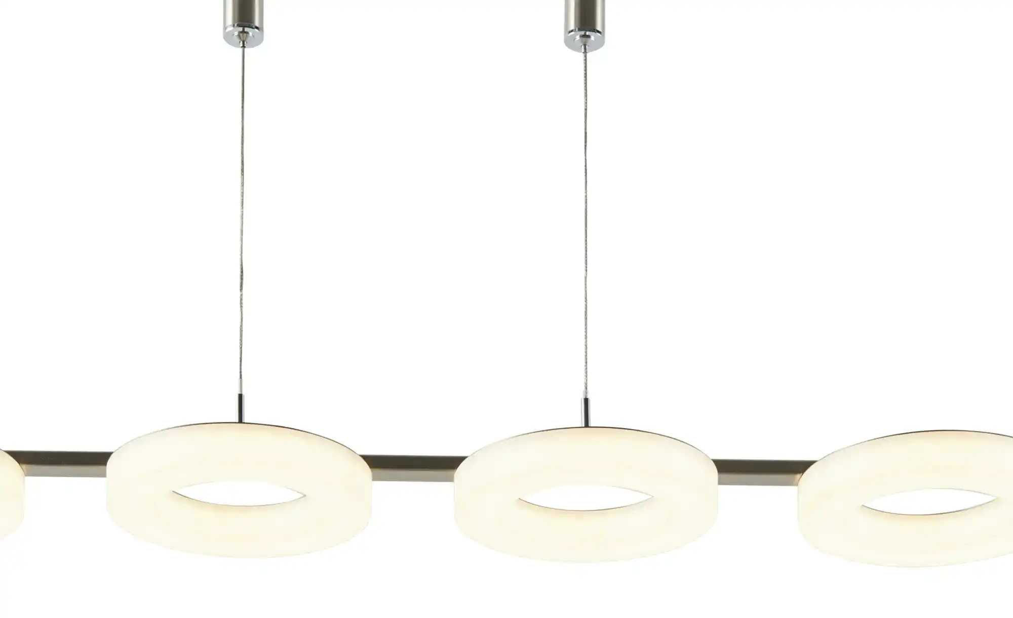 KHG LED-Pendelleuchte, 4-flammig, Nickel-matt