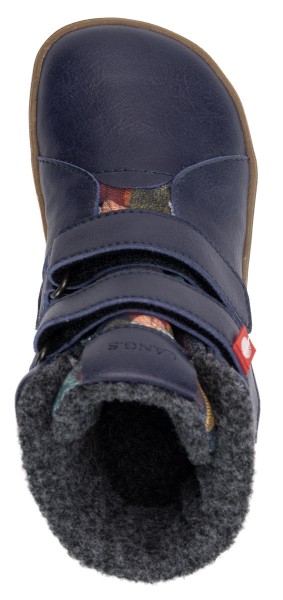 LANG.S Kids ~ Geo Boot Vegan Winter + Tex ~ Blue