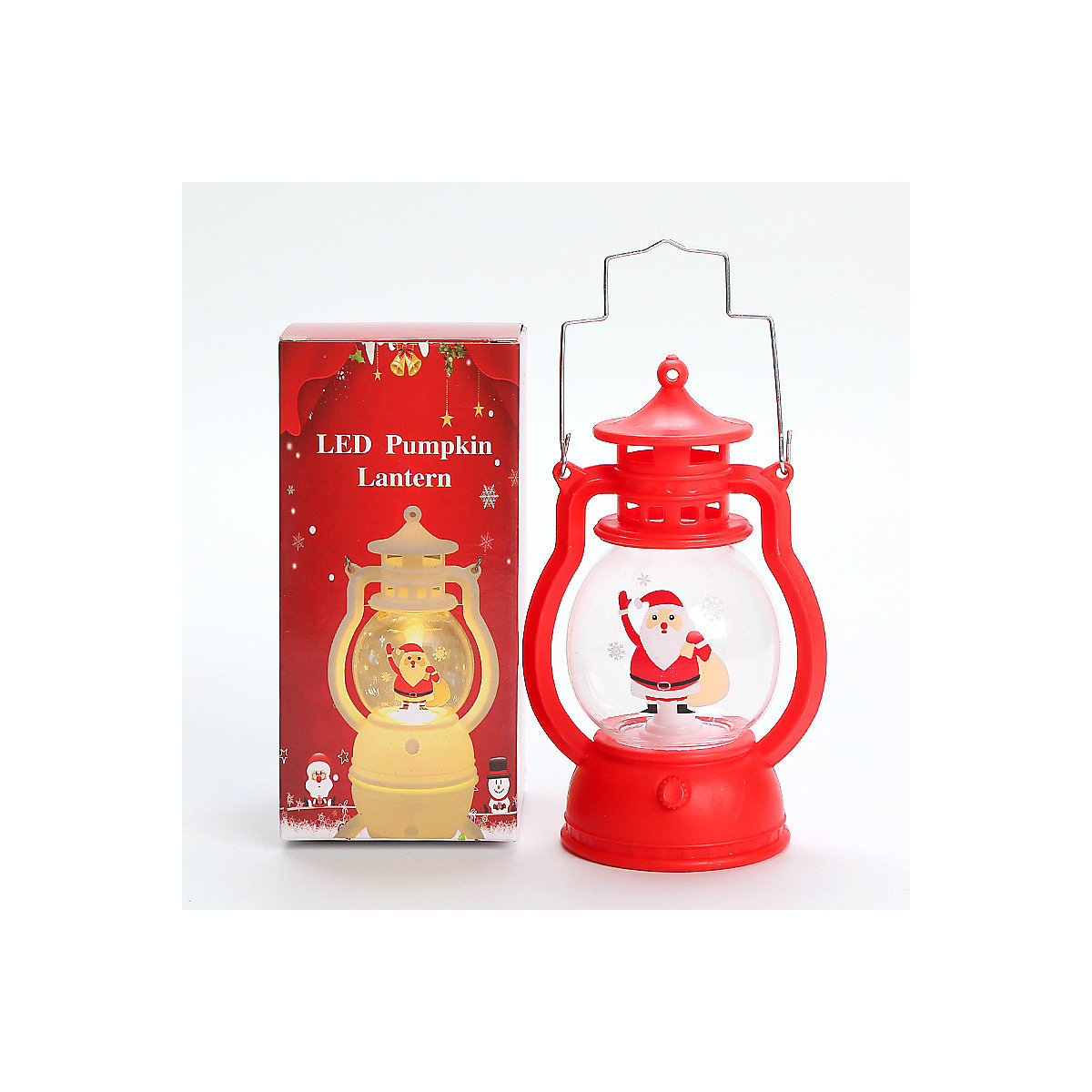 Tragbare kleine LED-Öllampe für Weihnachtsdekorationen Alter Mann Schneemann Weihnachtsatmosphäre Kinder tragbare Lampe