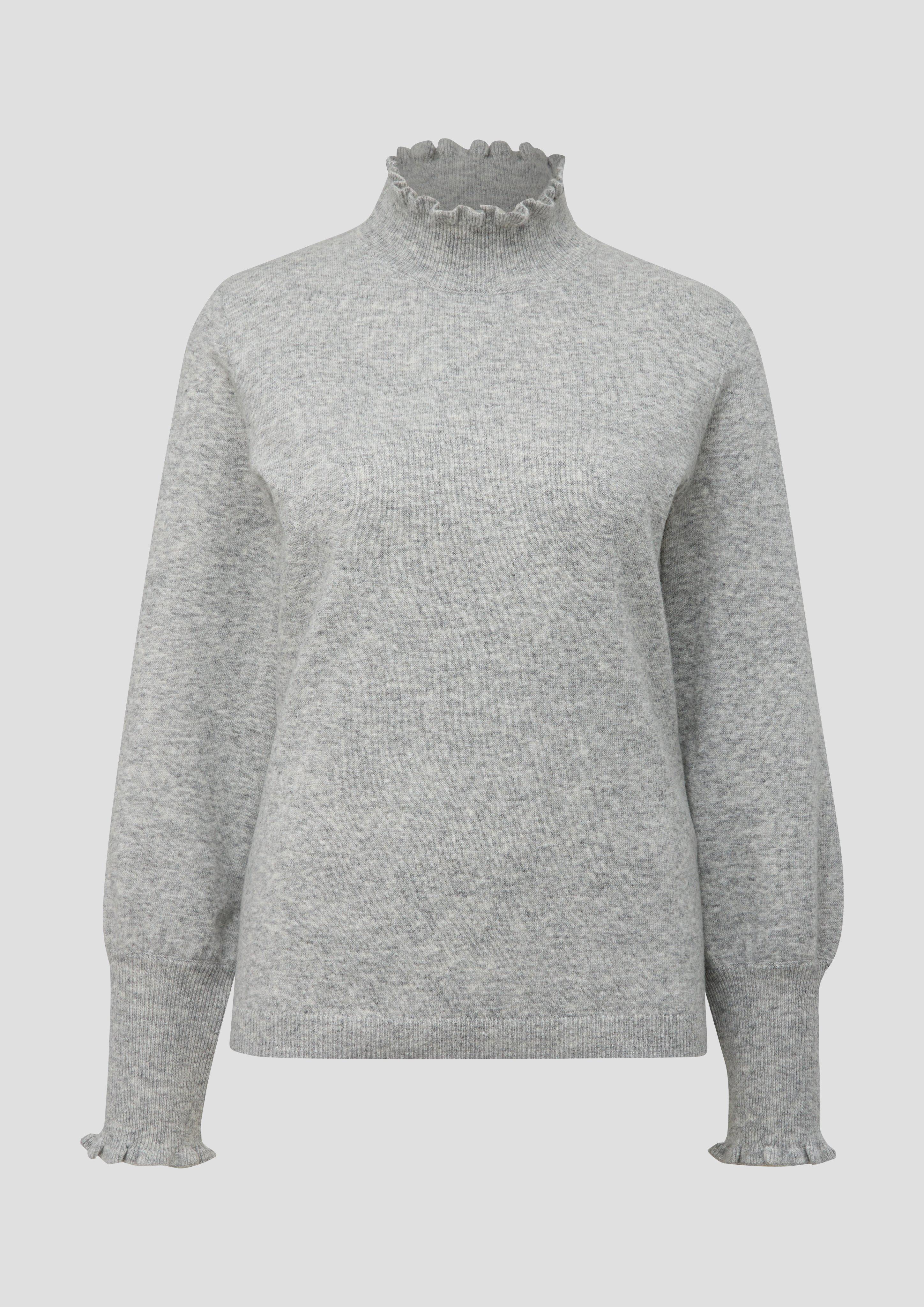 Strickpullover mit Raffung  2141905-9400