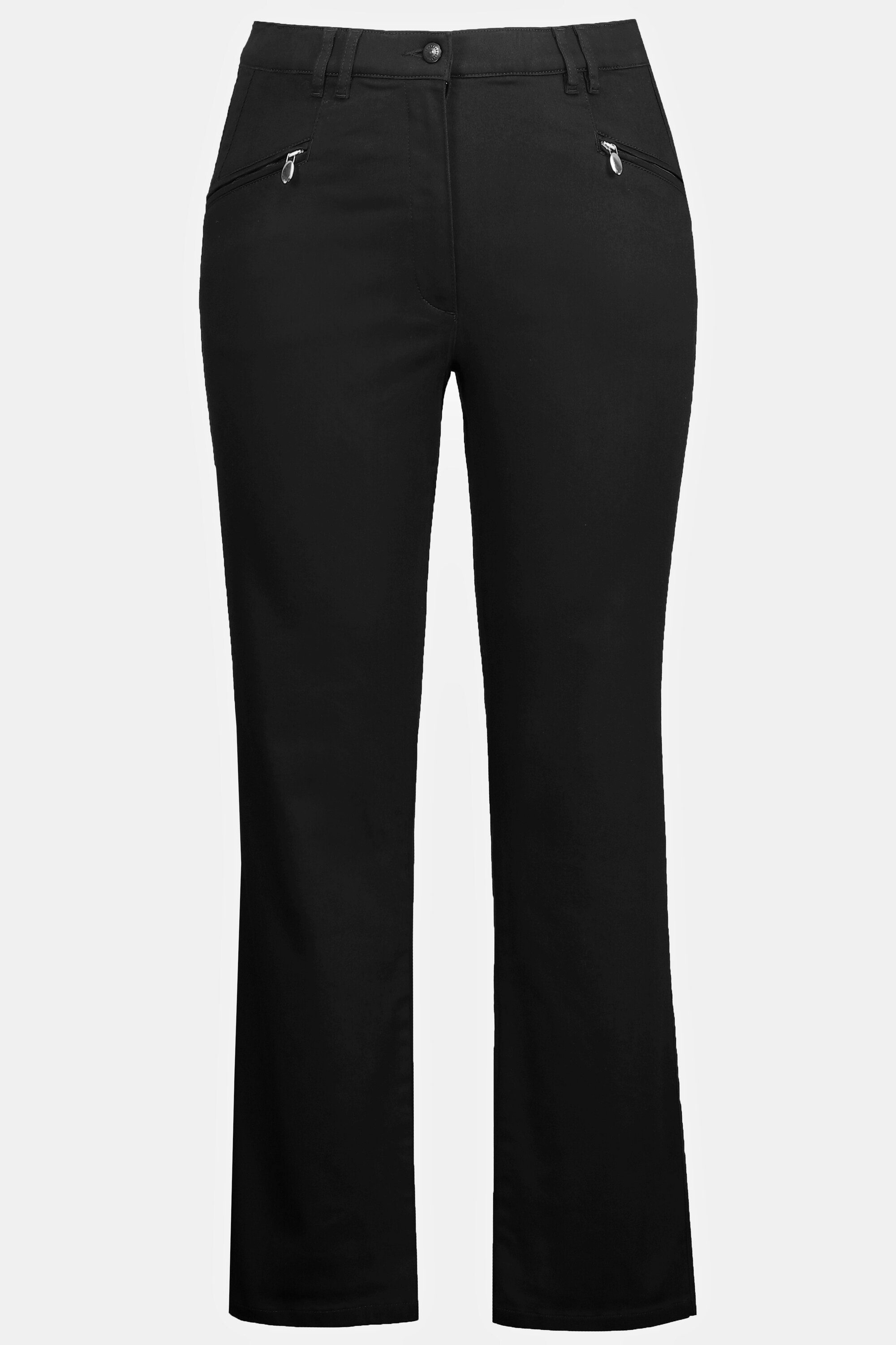 Ulla Popken Funktionshose Basic Stretchhose Mony farbecht