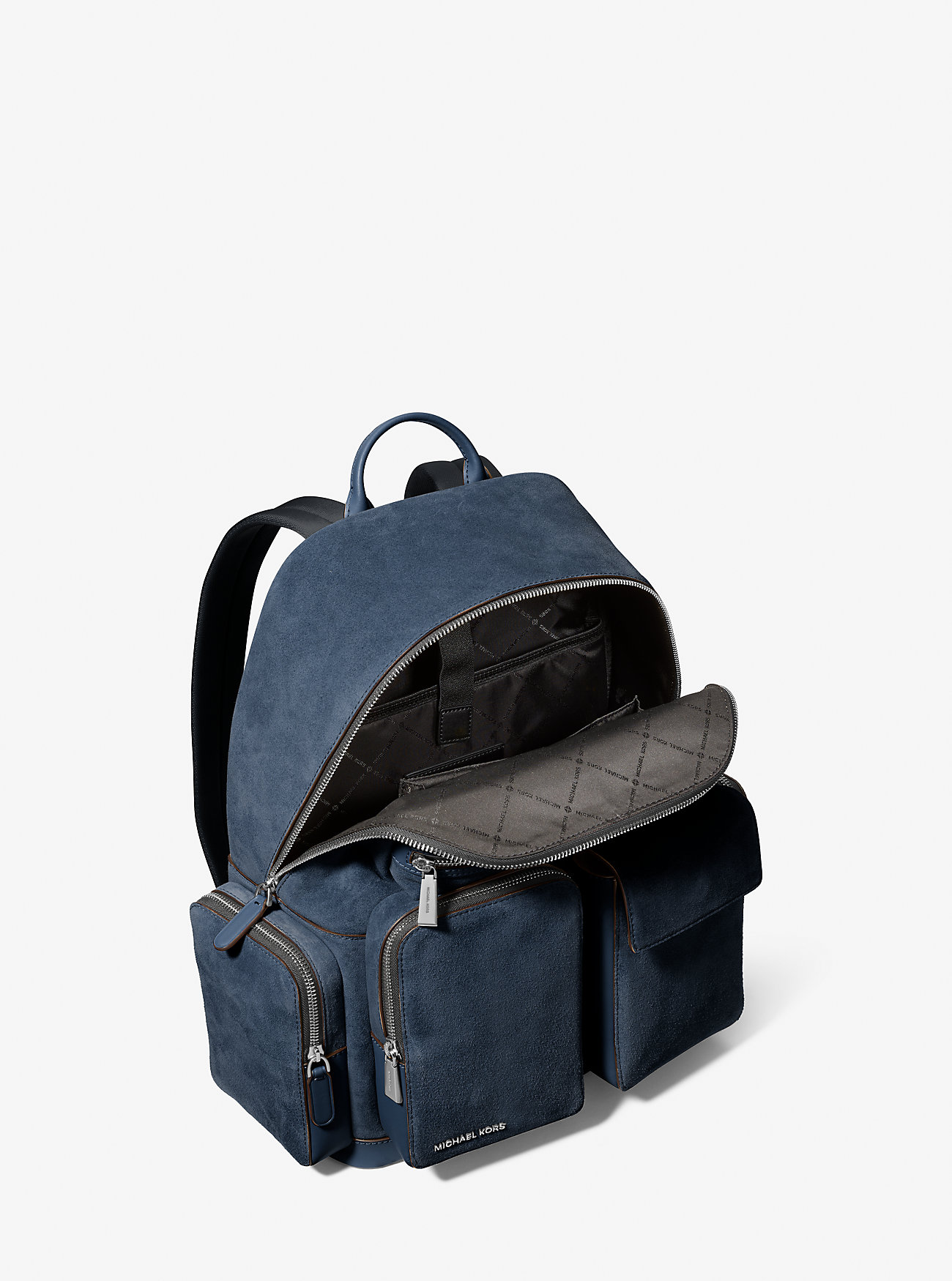 Dakota Medium Suede Cargo-ryggsekk - LIGHT MIDNIGHT