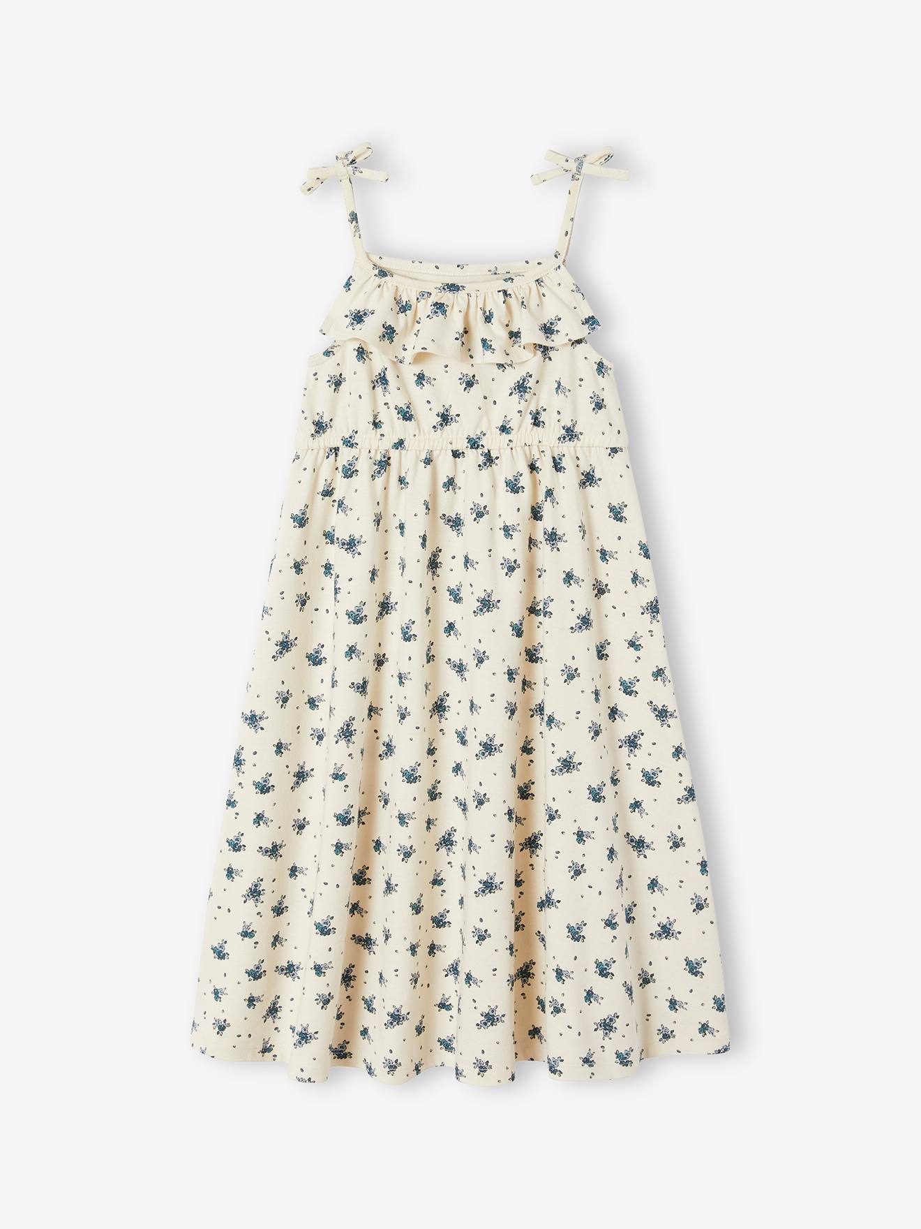 Vertbaudet Mädchen Trägerkleid Oeko-Tex - wollweiß
