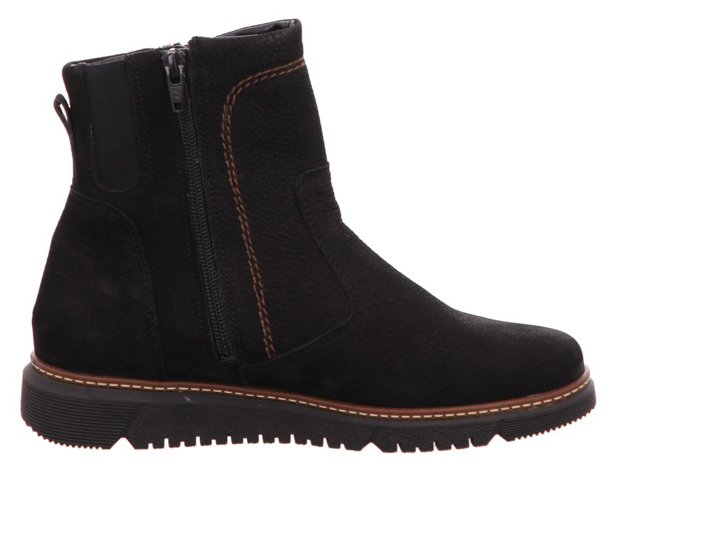 WALDLÄUFER Schnür-Stiefeletten schwarz K-Gesa