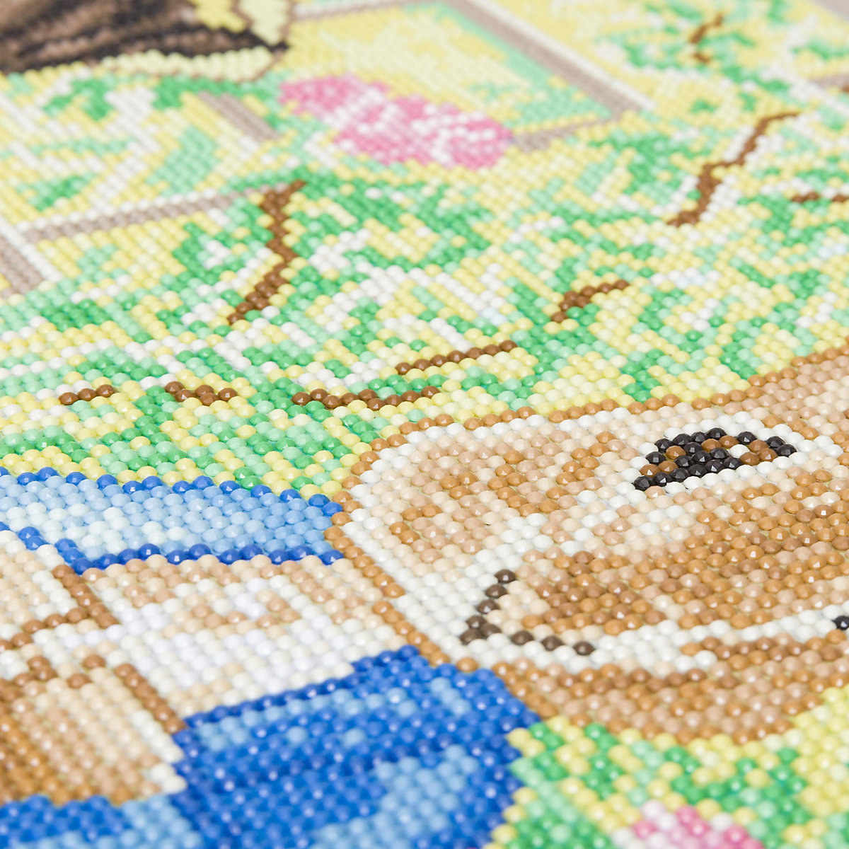 Peter Rabbit und Tom Setten 40x50m Crystal Art Canvas Set