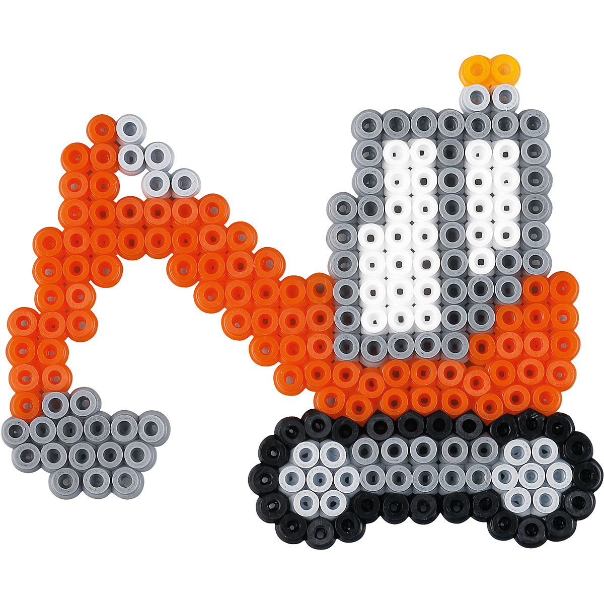 HAMA 3143 Geschenkset Baufahrzeuge, 4.000 midi-Perlen & Zubehör