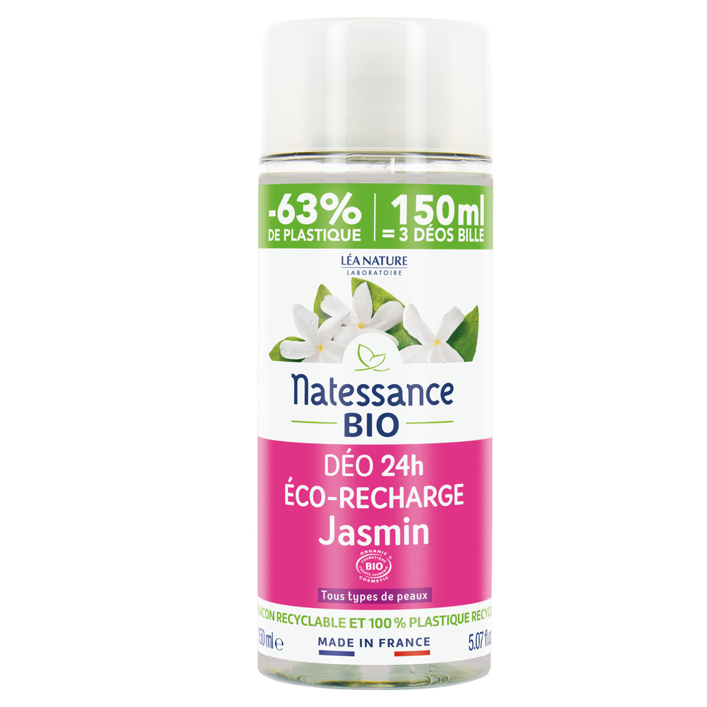 natessance Recharge déodorant jasmin bio Déodorant