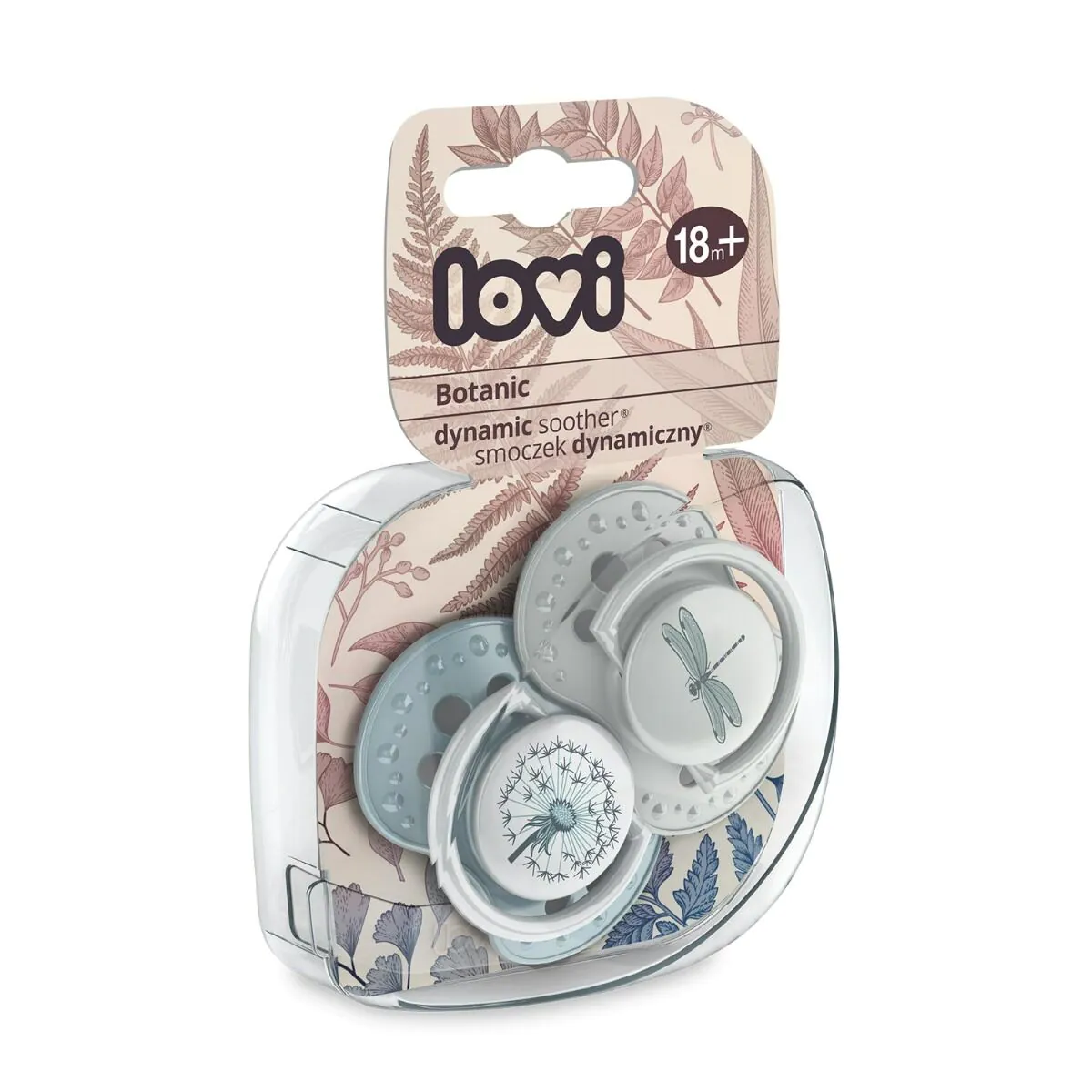 Lovi Botanic Boy 18M+ Silikone Dynamisk Sut