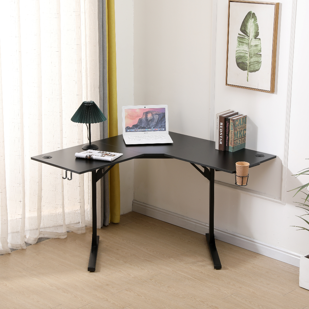 Happy Home Ecktisch Schreibtisch Gaming-Tisch HWT54-SCH l