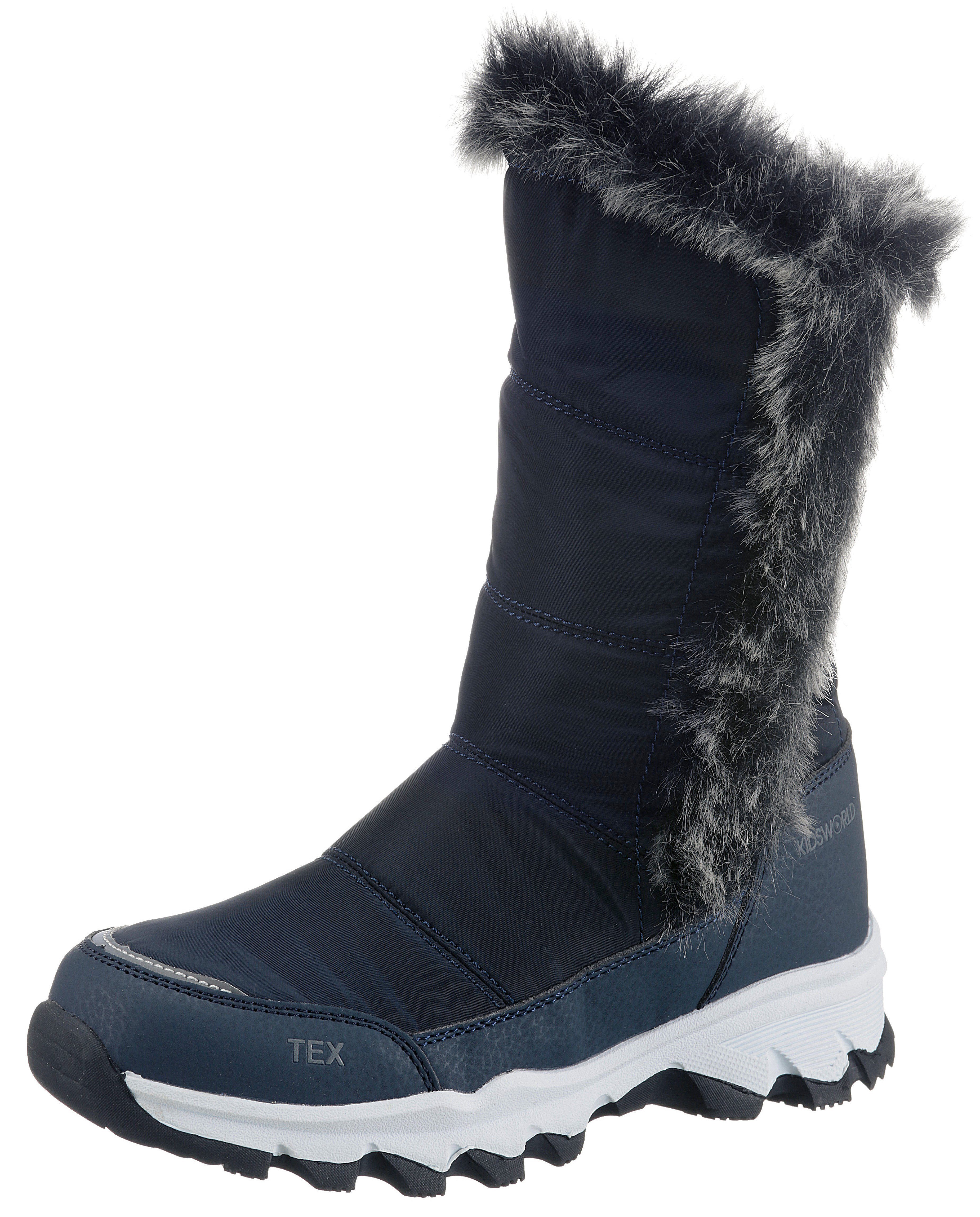 KIDSWORLD Winterstiefel Thermo Stiefel Snowboots mit TEX-Ausstattung und Warmfutter