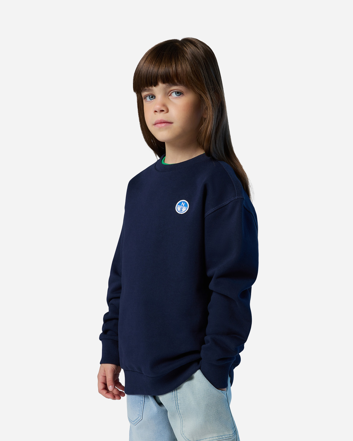 Felpa North Sails Logo Chest Jr 7943850802