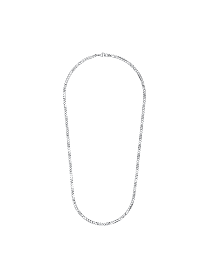 Amor Halskette Edelstahl in Silber günstig kaufen 55 cm
