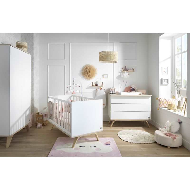 Lit bébé évolutif en lit junior Serena