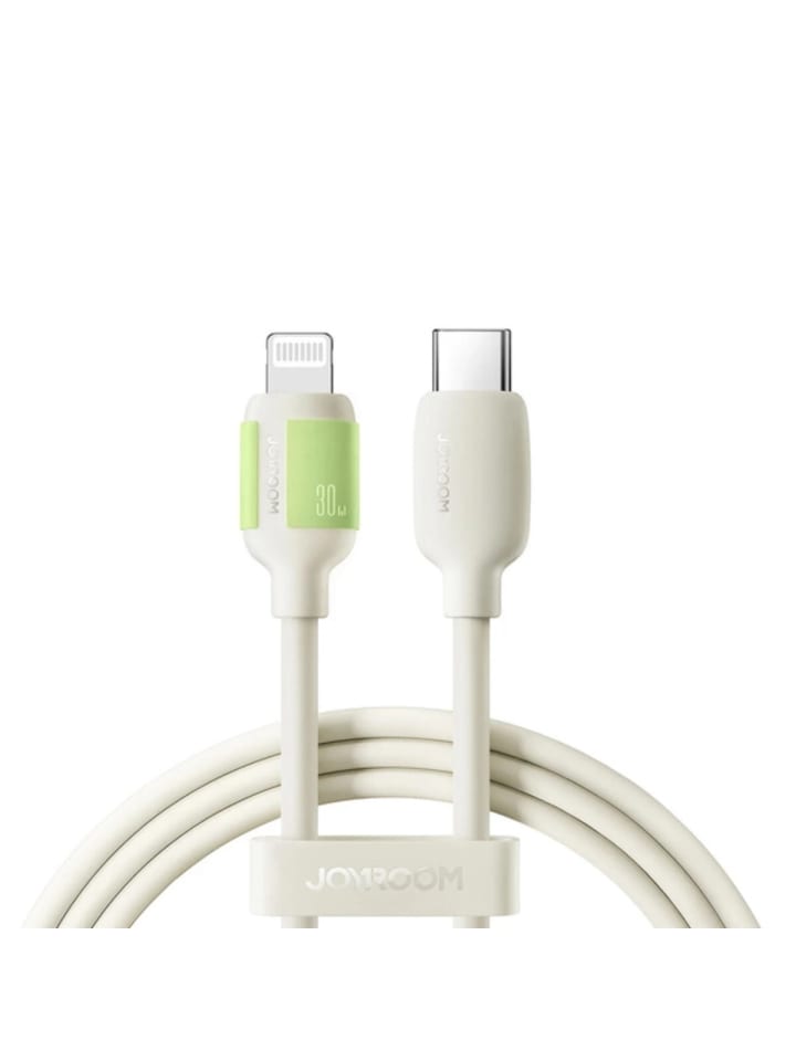 COFI 1453 Joyroom S-A53 30W USB-C - Lightning Kabel  fluoreszierender in Beige günstig kaufen