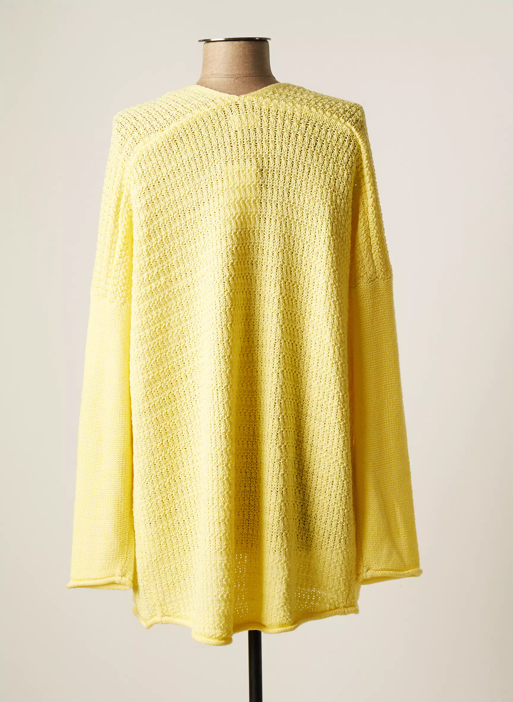 C Est Beau La Vie Cardigans Femme couleur jaune
