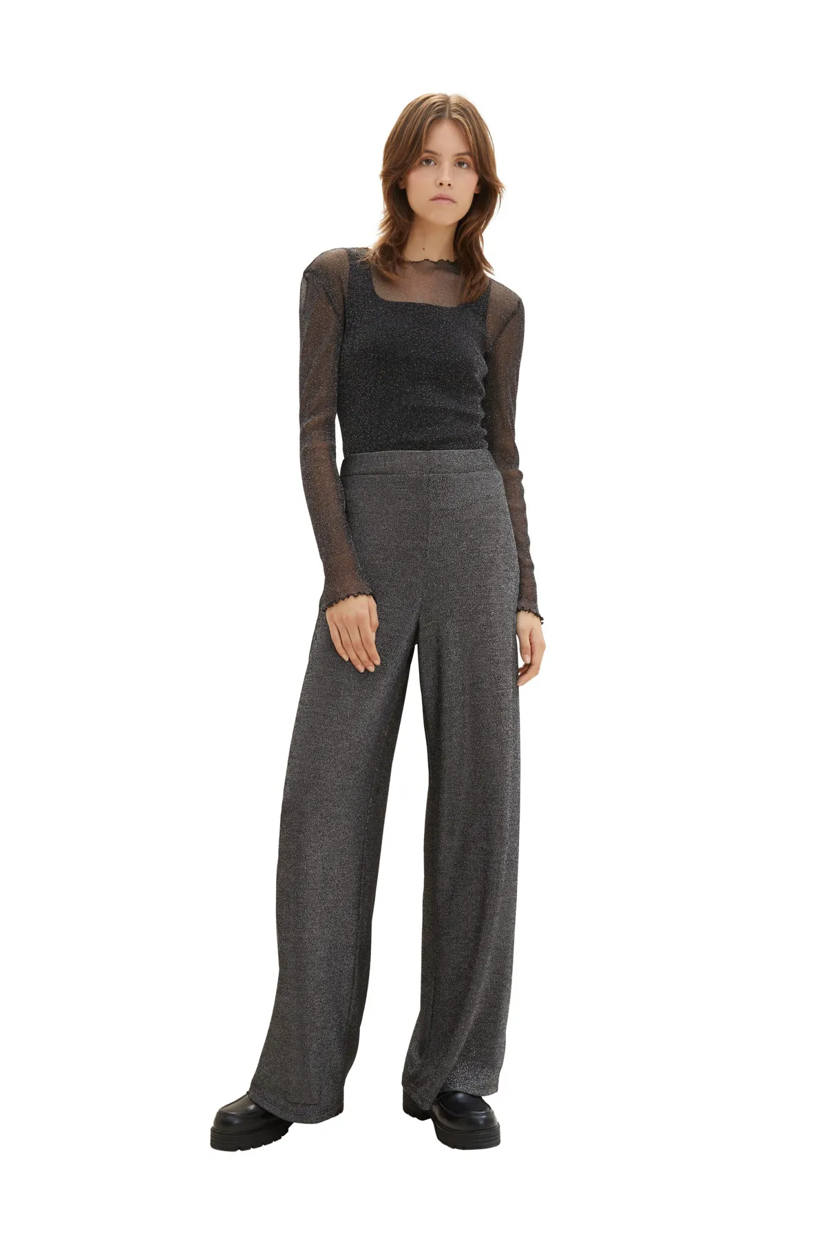 Tom Tailor Denim  Pullover - Schwarz - Regular Fit