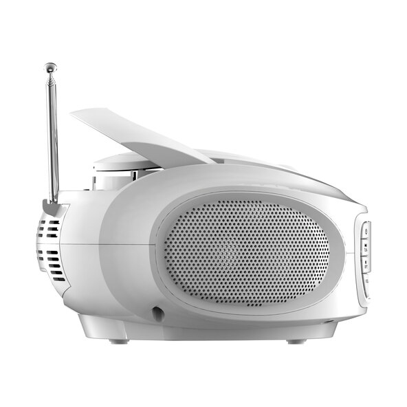 Tragbare CD Boombox CB-2, weiß