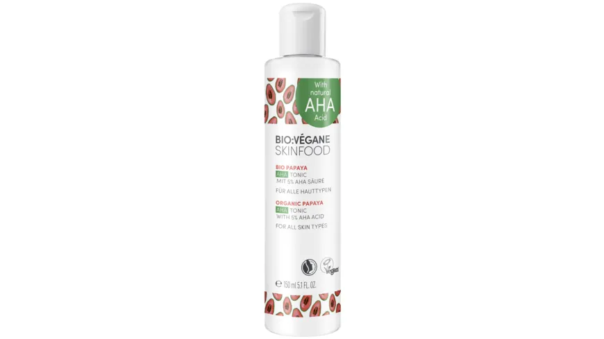 BIO VÈGANE SKINFOOD Bio Papaya AHA Tonic 150 ml