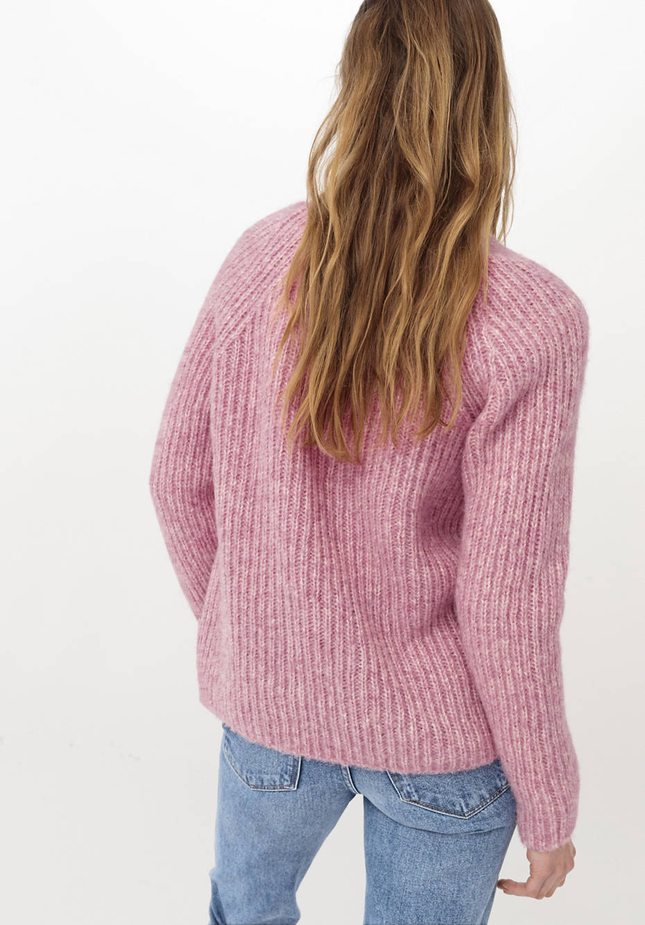 Pullover aus Alpaka mit Bio-Baumwolle