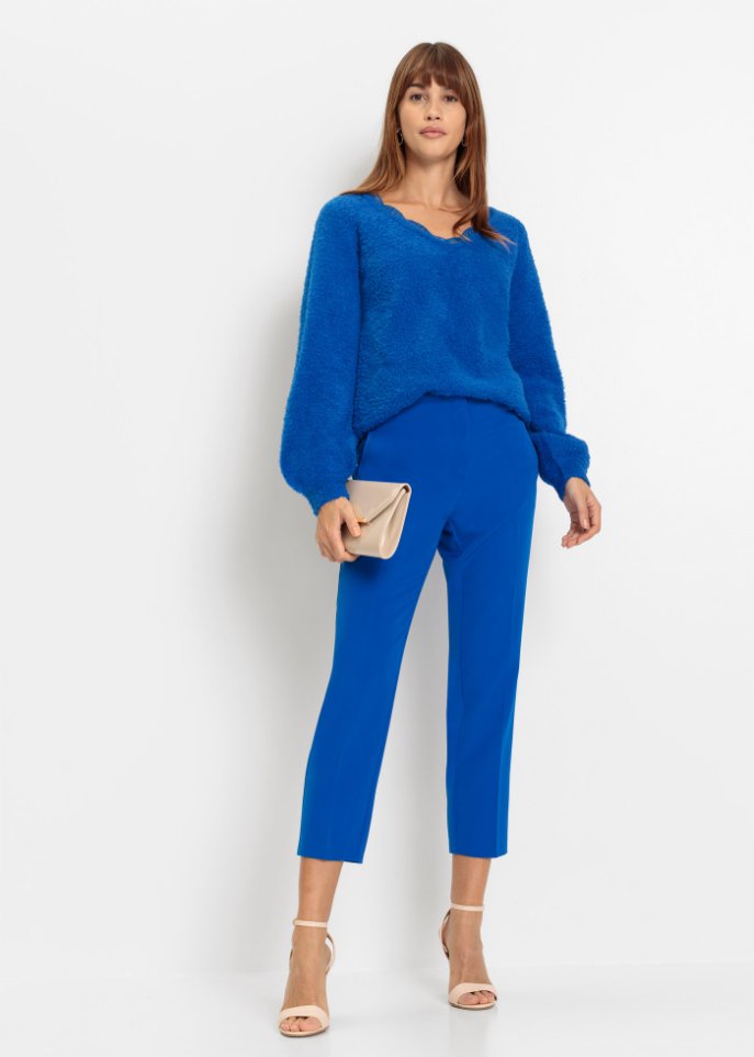 Pullover mit Spitzeneinsatz