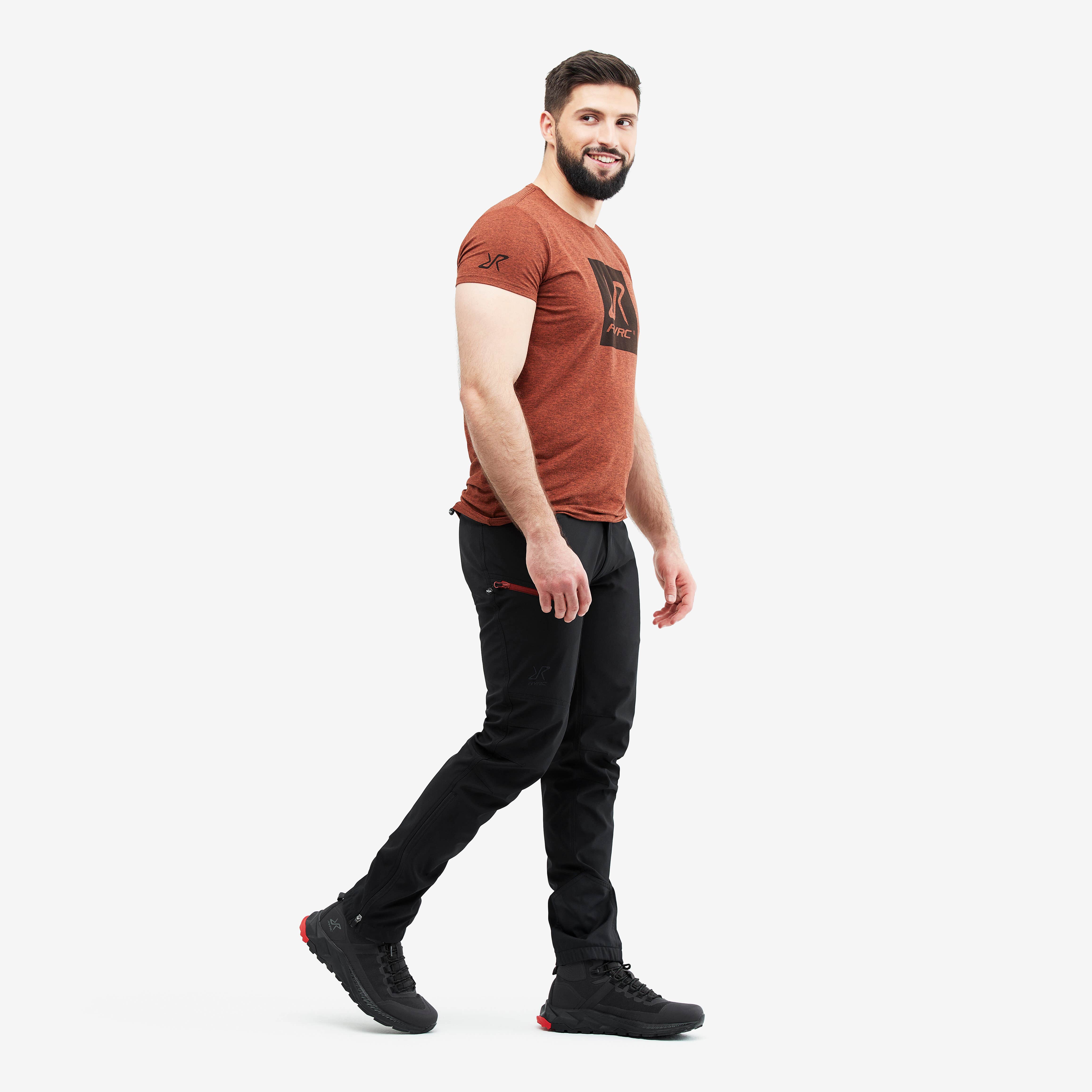 Trail Pants Homme Black/Russet Brown