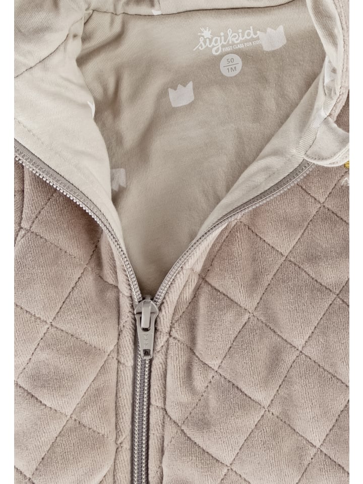 Sigikid Nickioverall wattiert Classic Baby in beige günstig kaufen
