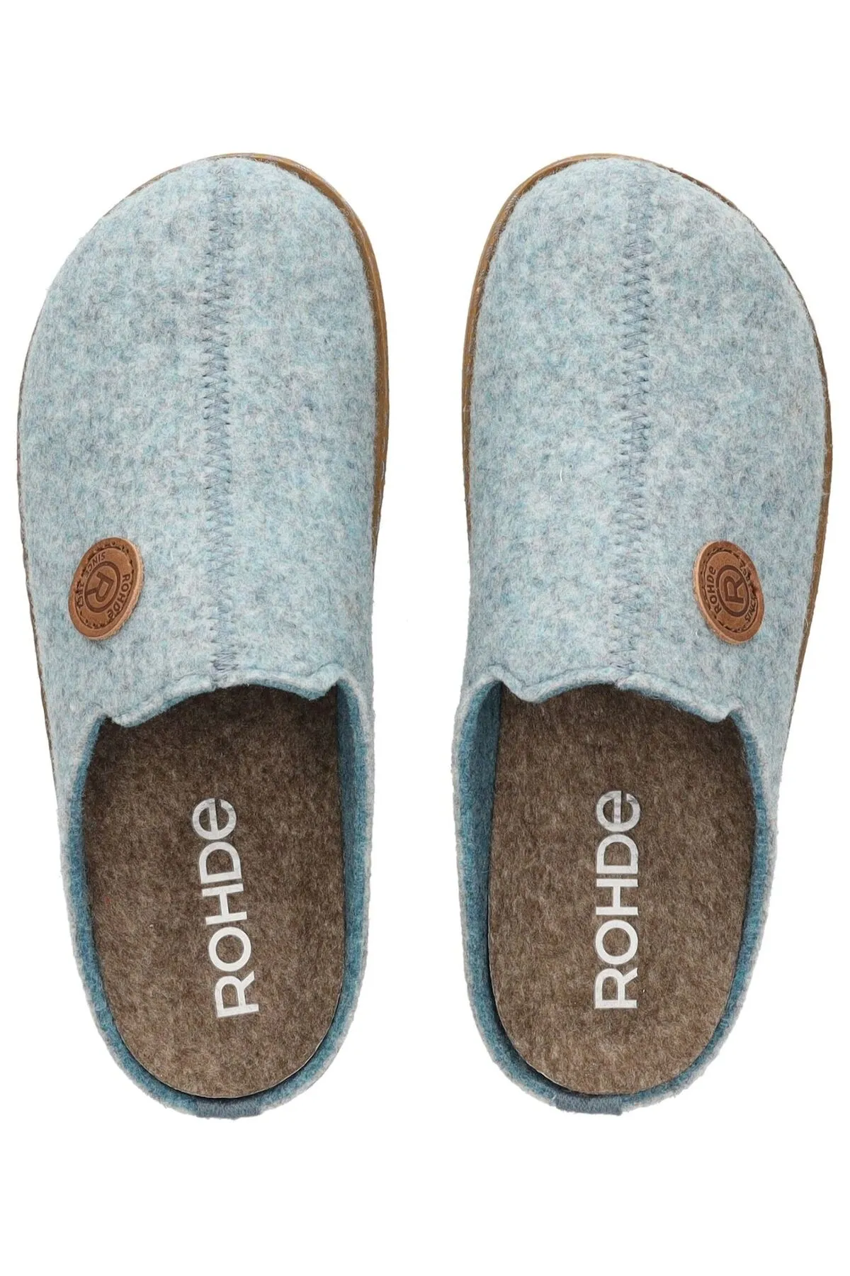 Rohde  Hausschuh - Blau - Flacher Absatz
