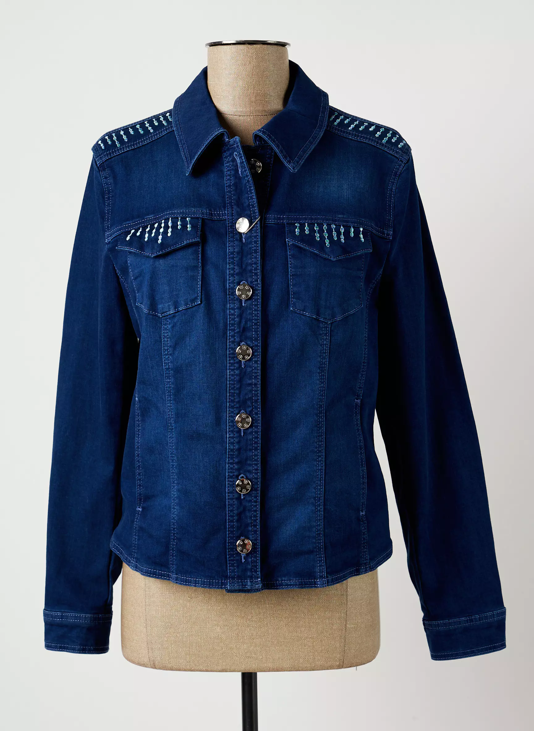 Basler Vestecasual Femme couleur bleu